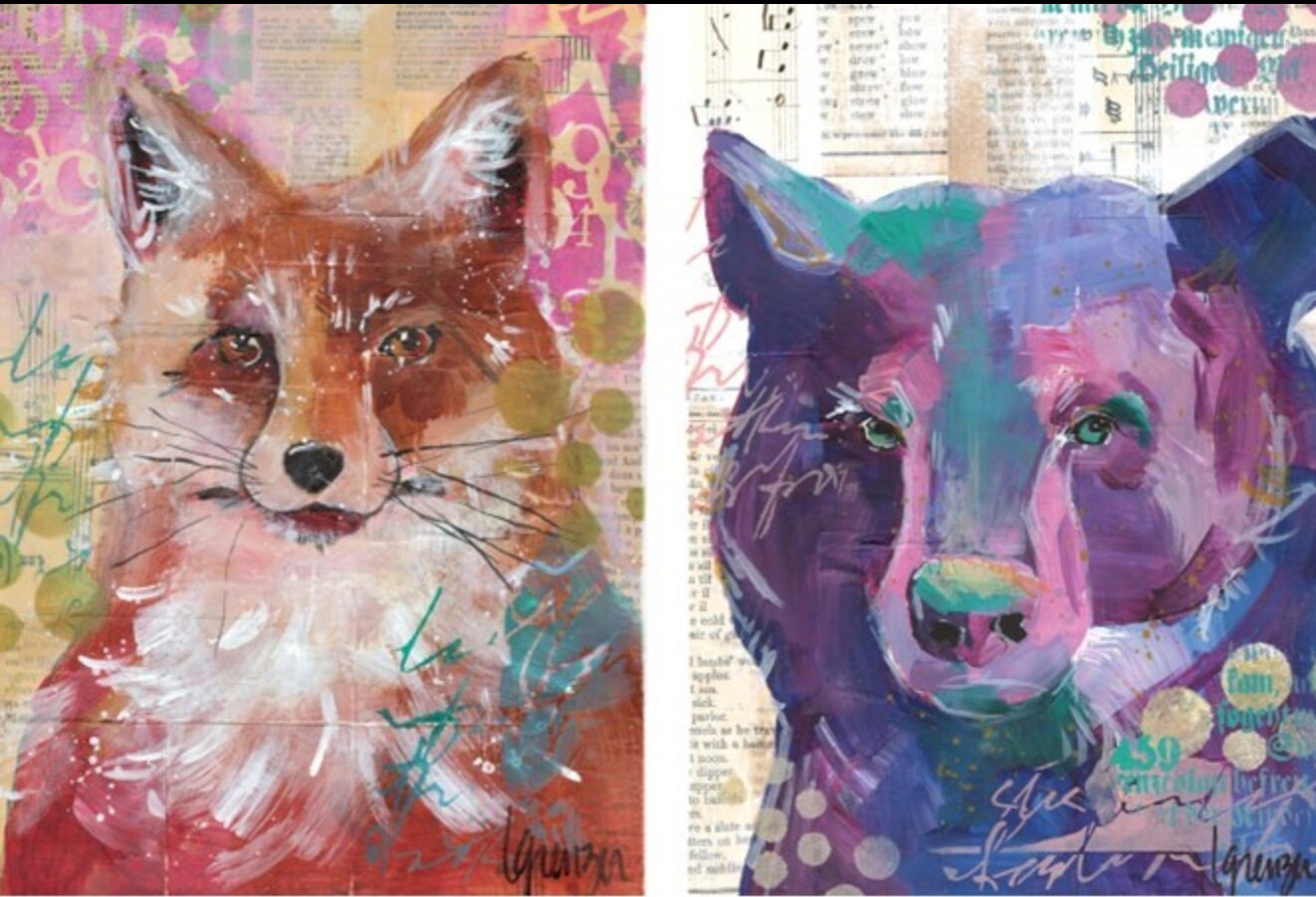 Winter Beasts - Roycycled Decoupage Paper