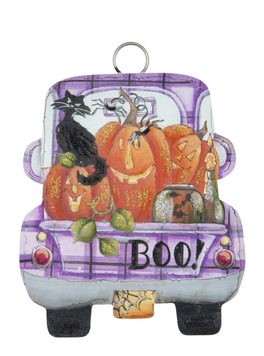 "Boo" Truck Charm